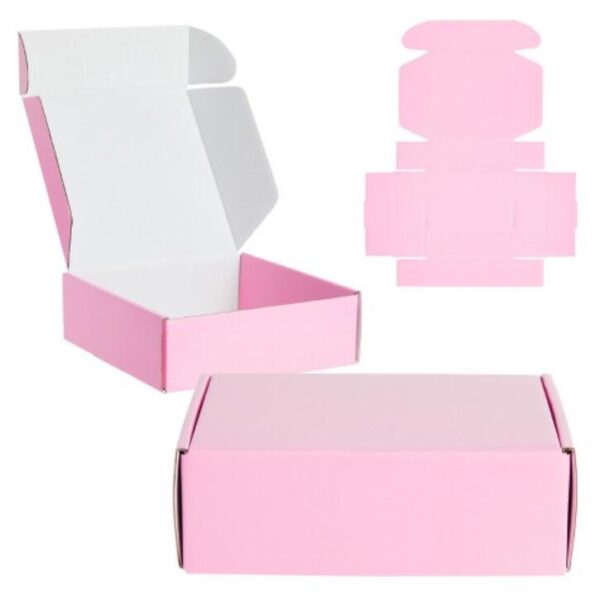 Luxury Custom Logo Printed Brown Export Color Corrugated Cardboard Shipping Carton Foldable Paper Boxes - Imagem 2