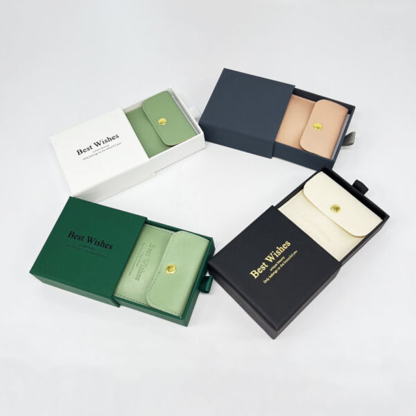 Wholesale Custom Gift Sliding Drawer Jewellery Boxes Cardboard Paper Packaging Box Set Jewelry Box