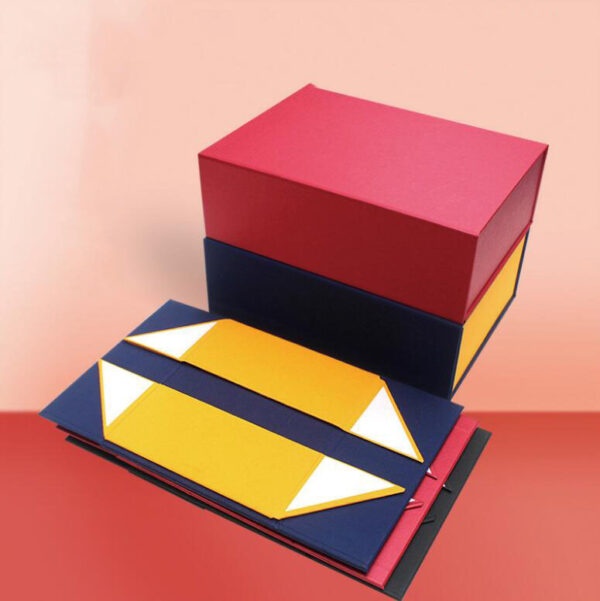 Flap Lid Packaging Cardboard Bespoke Custom Luxury Folding Boxes Magnetic Closure Gift Box - Изображение 4