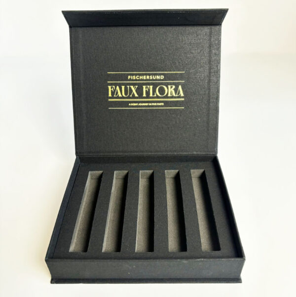 Custom Rigid Paper Gift Box with Ribbon Closure for Linen Bedding and Apparel Packaging - Image 4