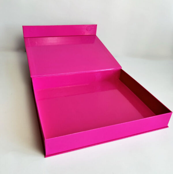 Custom Luxury Paper Magnet Foldable Folding Magnetic Gift Box Garment Apparel Clothing Packaging Box With Ribbon - Image 3