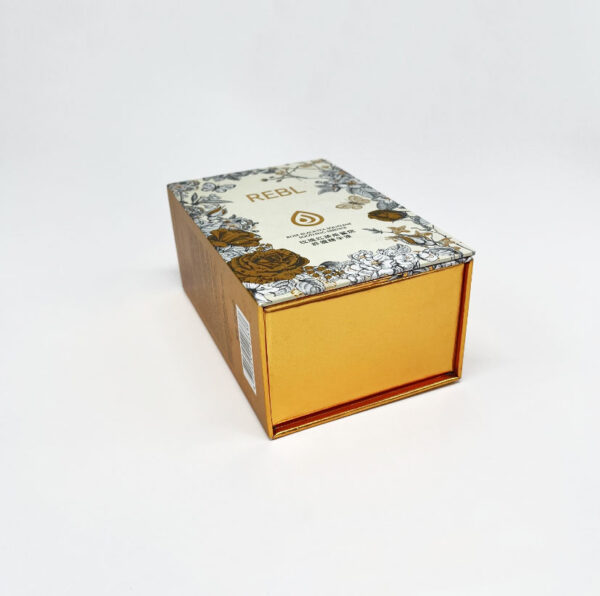 Custom  Luxury Black 30ML 50ML  Drawer Magnetic Bottle Cosmetic Paper Gift Packaging Perfume Boxes - 画像 3
