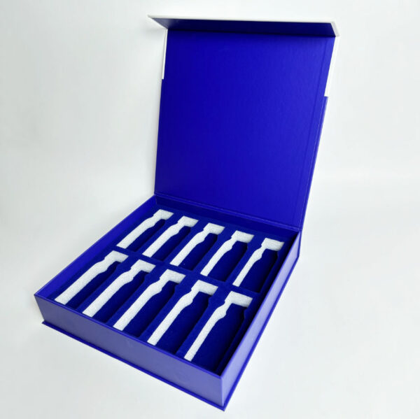 Custom Design Magnet Folded Flip Luxury Perfume Gift Packaging Paper Cardboard Magnetic Perfume Box