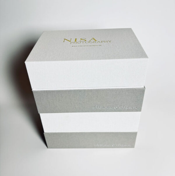 Custom Small Luxury Necklace Velvet Linen square Cardboard Jewelry Gift Paper Boxes Packaging - Imagem 5