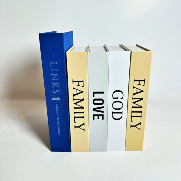 Custom  Books for Living Room Coffee Table Decorative Faux Books Decor Storage Linen Book Boxes - 画像 5
