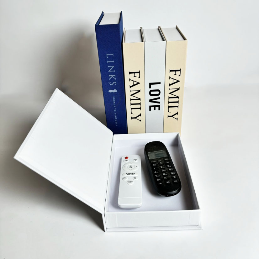 Custom Modern Fake Book Storage Box Linen Faux Books for Bookshelf Decoration Coffee Table Book - Imagen 2