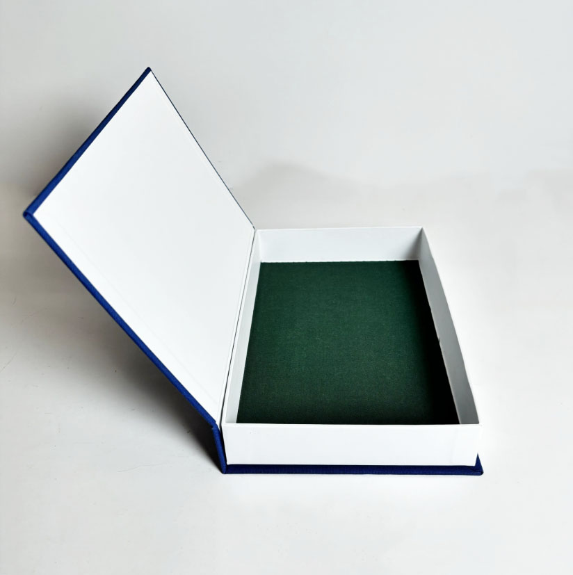 Custom Modern Fake Book Storage Box Linen Faux Books for Bookshelf Decoration Coffee Table Book - Imagen 6