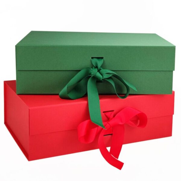 Wholesale Custom Color Foil Stamping logo Printing Christmas eve Magnetism Gift Packaging Boxes - 画像 2