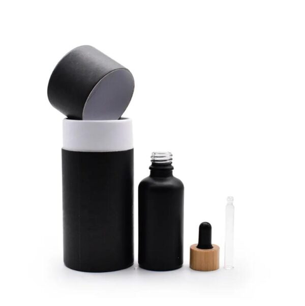 Customized Exquisite Paper Can Aromatherapy Essential Oils Round Carton Gift Box Lip Balm Tube Paper Tube - 画像 2