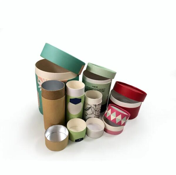Customized Exquisite Paper Can Aromatherapy Essential Oils Round Carton Gift Box Lip Balm Tube Paper Tube - 画像 4