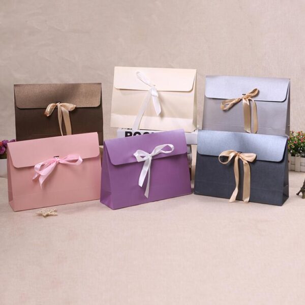Wholesale Custom Luxury Kraft Silk Scarf Gift Paper Boxes Cardboard Foldable Envelope for Packing Box - 画像 5