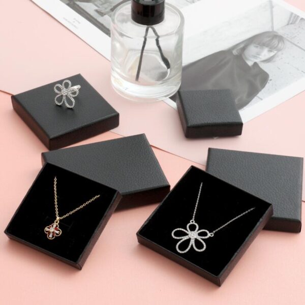 Custom Private Label Travel Valentines Day Small Slide Empty Kraft Paper Jewelry Gift Box Packaging - Image 4