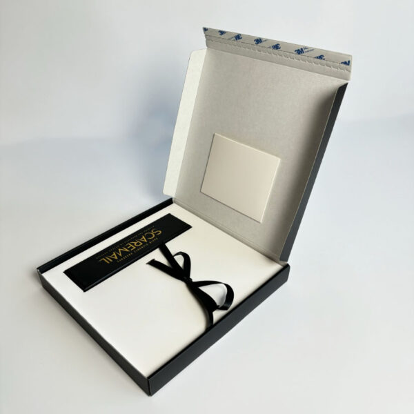 Luxury Custom Black Folding Gift Box Magnetic Closure Collapsible Rigid Boxes Flat Pack Gift Boxes - Bild 6