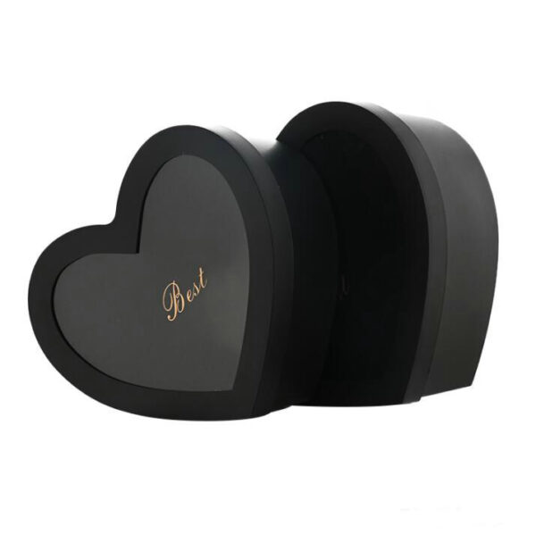 Lovely Windowed Hardboard Heart-shaped Gift Box Chocolate Candy Paper Packaging Box - 画像 6