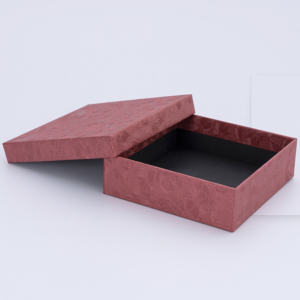 High Quality Custom Modern Stylish Printed Recyclable Art Paper Box With Embossing Box Base and Lid Box Packaging