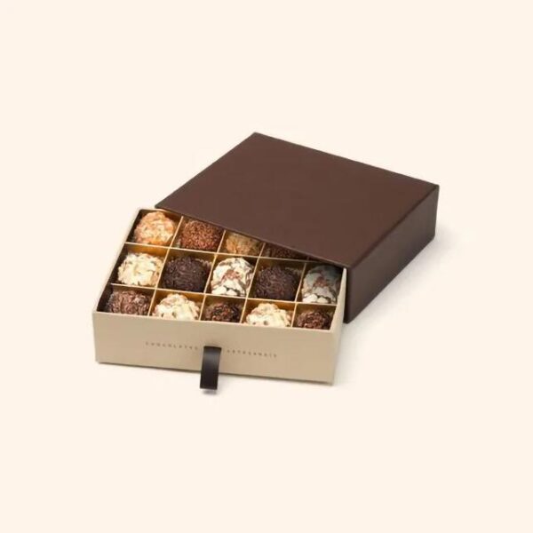 Custom Book Shape Magnetic Closure Luxury Chocolate Packaging Box Rigid Paper Boxes - 画像 3
