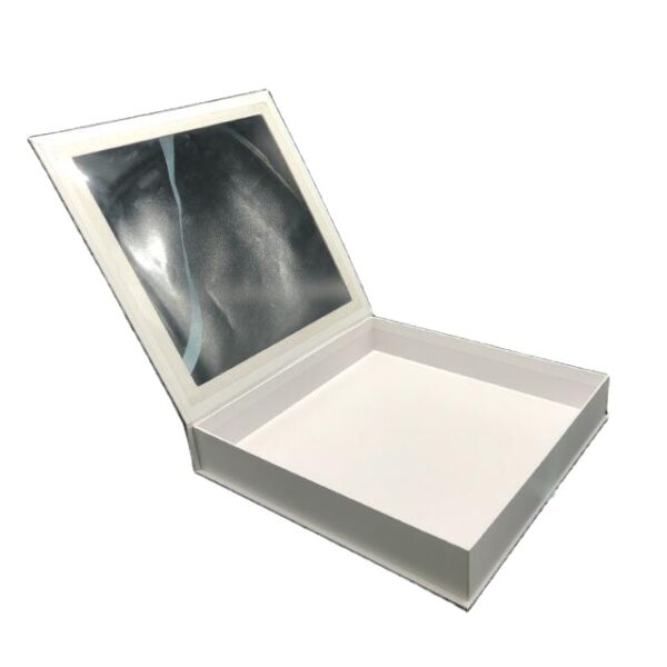 Luxury Unique clear PVC Front Window Cardboard Paper Corrugated Packing Box with Custom logo - 画像 2