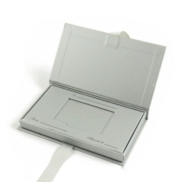 Custom Printed Full Color Luxury Bank Visa Credit Gift Card Box Two Metal Gift Cards Packaging Box - Image 3