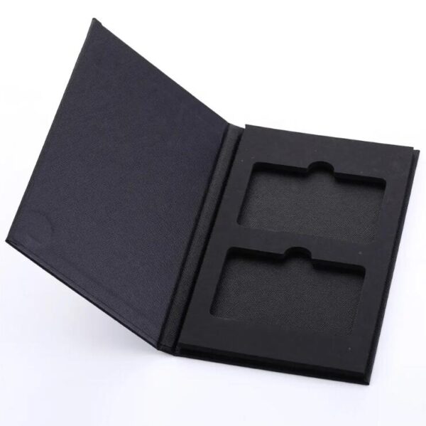 Custom Printed Full Color Luxury Bank Visa Credit Gift Card Box Two Metal Gift Cards Packaging Box - Image 5