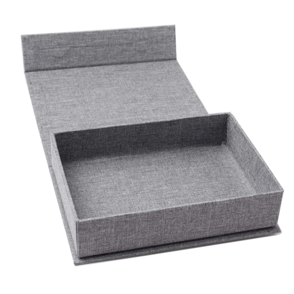 Photo Packaging Linen Box with USB Slot -2GB USB Included - 画像 3