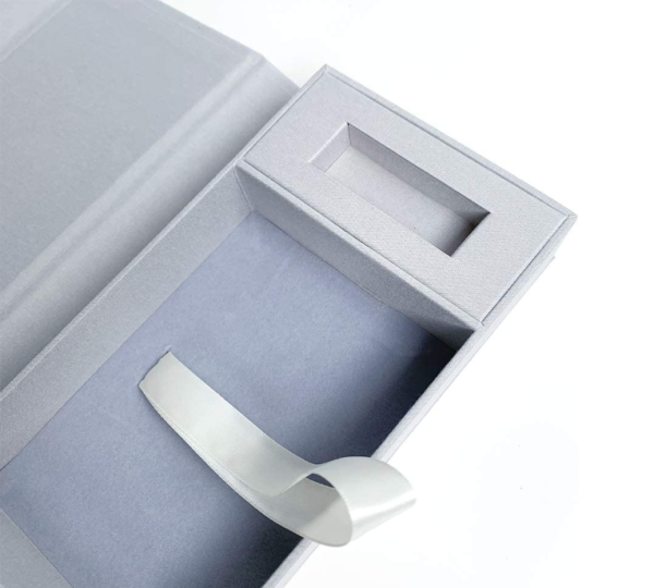 Photo Packaging Linen Box with USB Slot -2GB USB Included - 画像 4