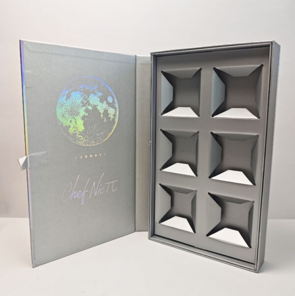 Customize Luxury Collapsible Empty Cardboard Valentines Sweet Candy Chocolate Packaging Gift Box Chocolate Boxes - 画像 3
