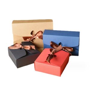 Wholesale Customized Printing Recycled Cardboard Luxury Silk Scarf Box Packaging