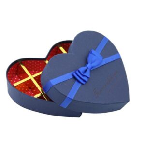 Luxury Gift Empty Paper Chocolate Box Heart Shape Gift Packaging Rose Flower Box