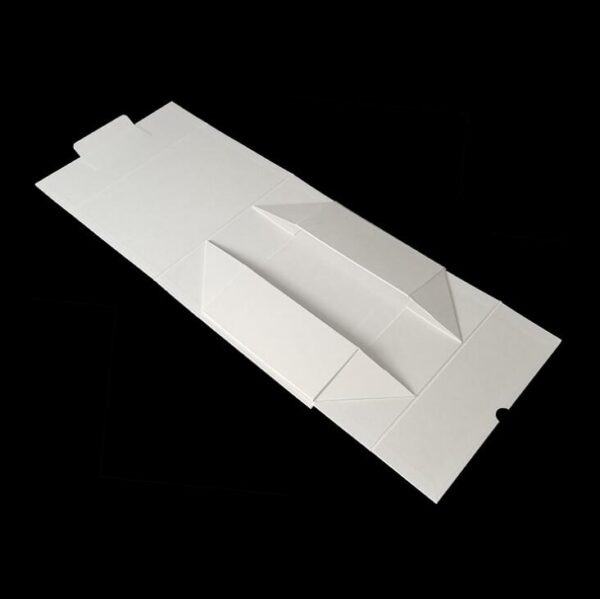 Custom  Luxury Folding Black Magnet Clothing Paper Gift Box Packaging with Ribbon Magnetic Gift Box - 画像 2