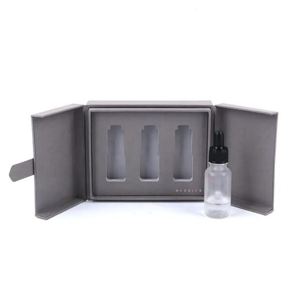 Customized High Quality Double Door Opening Gift Paper Tube Cardboard Box for Bottles - 画像 5
