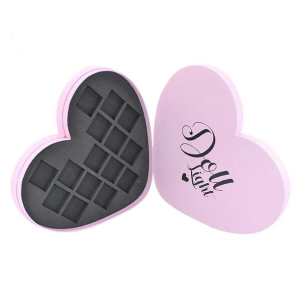 Chocolate Gift Packaging Custom Valentine Candy Boxes Heart Shaped Chocolate Flower Gift Boxes - 画像 5