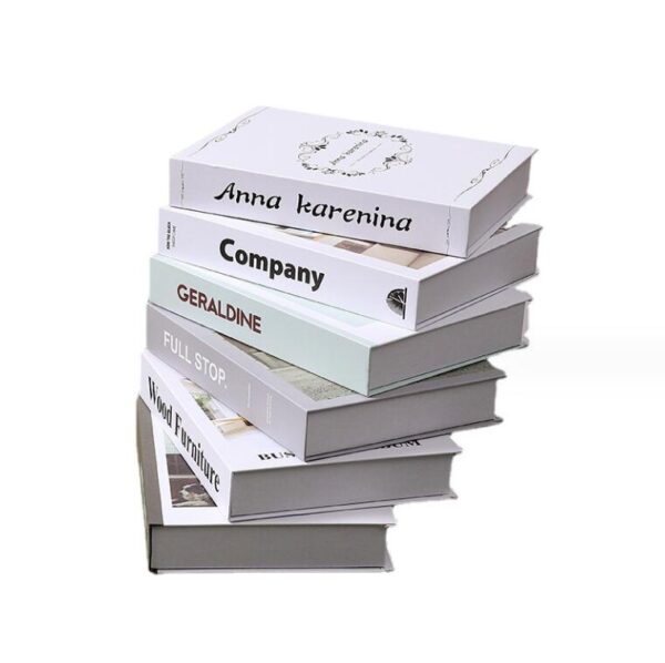Luxury Custom Personalized Real Hardcover Decorative Books for Home Decor