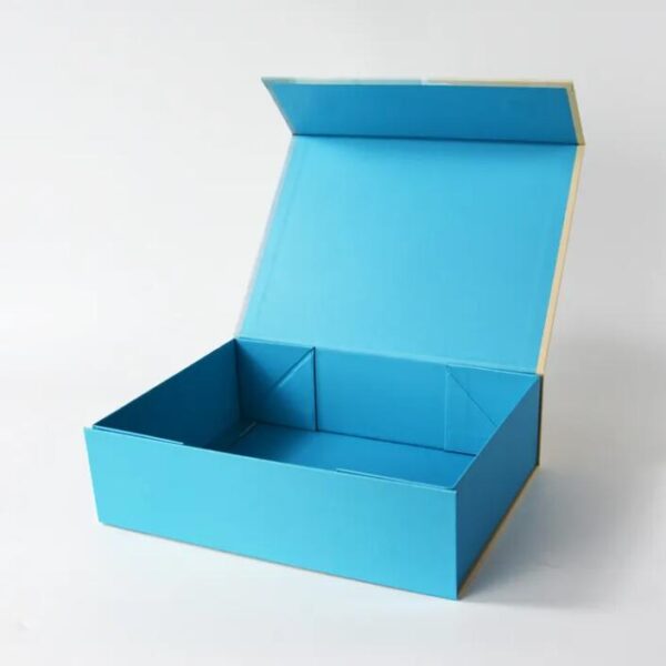 Luxury Custom  Wholesale Big Folding Box Folding Packaging Gift Box Foldable Shoe Box - 画像 3