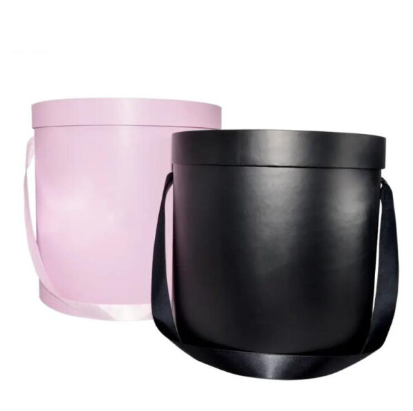 Luxurious Style Cardboard Paper Floral Roses Gift Boxes Round Paper Flower Box for Flowers - 画像 4
