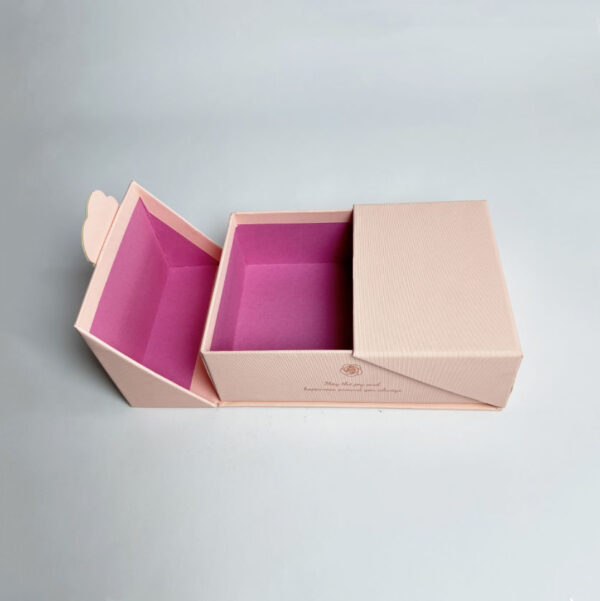 Custom Luxury Paper Removable Lid Rigid Gift Boxes with Neck Cosmetic Product Packaging Box with Satin Lining - Image 6