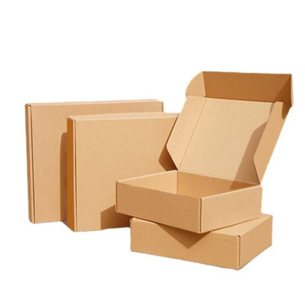 Custom  Glossy Cardboard Cartons Shipping Mailer Box Pink Mailing Corrugated Packaging Box - 画像 2