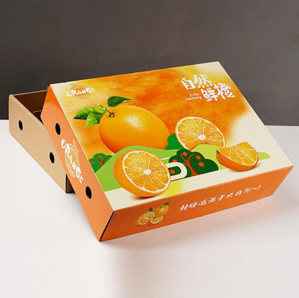 2025 Wholesale Custom Vegetable Fruit mango Banana Packing Corrugated Carton Box - Image 5