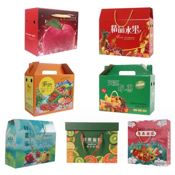 2025 Wholesale Custom Vegetable Fruit mango Banana Packing Corrugated Carton Box - Image 6