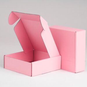 Custom Logo Folding Flat Cardboard Box Small Shipping Packaging Mailer Post Box for Soap Cosmetic Packaging Box for Shipping