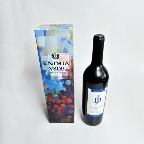 Custom Luxury Black Single Wine Glass Bottle Gift Packaging Magnetic Boxes