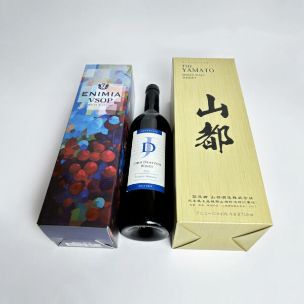 Custom Luxury Black Single Wine Glass Bottle Gift Packaging Magnetic Boxes - Image 5