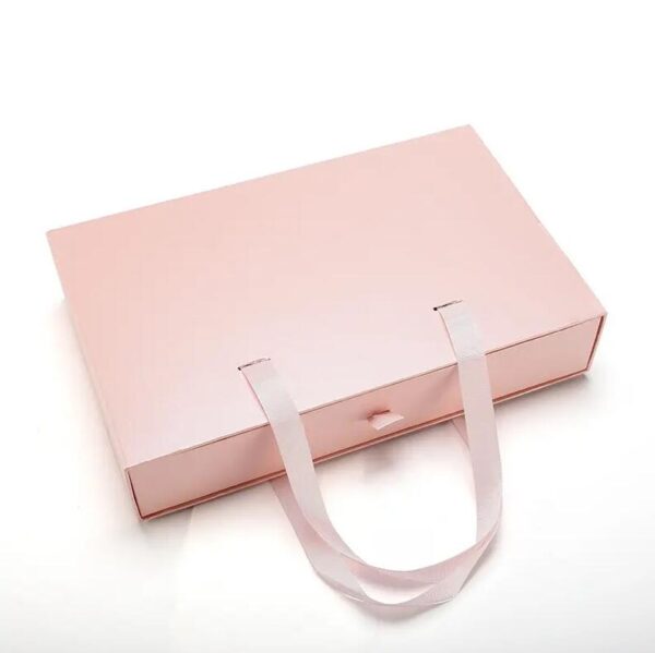 Custom Logo Premium Portable Gift Box Luxury Cardboard Paper Gift Wig Hair Extension Magnetic Packaging Box - 영상 5