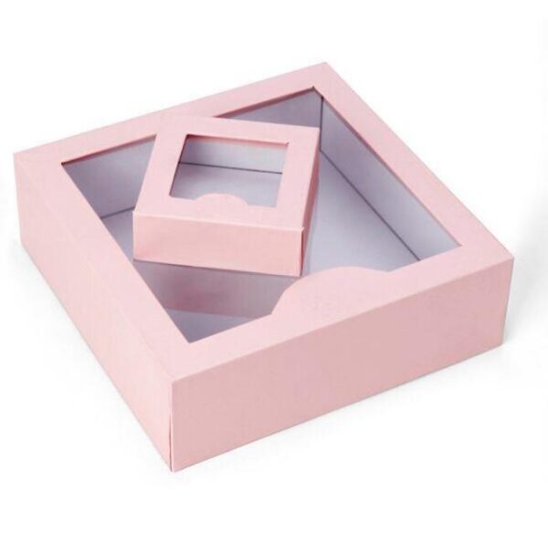 Custom PVC Clear Top Window Magnetic Cardboard Box With Ribbon New Arrival Book Shaped Box for Gift - Image 4