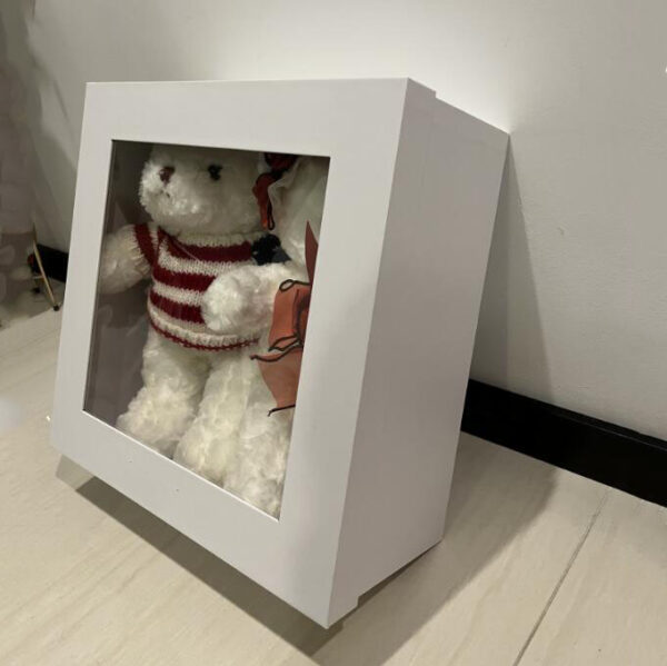 Custom PVC Clear Top Window Magnetic Cardboard Box With Ribbon New Arrival Book Shaped Box for Gift - Image 5