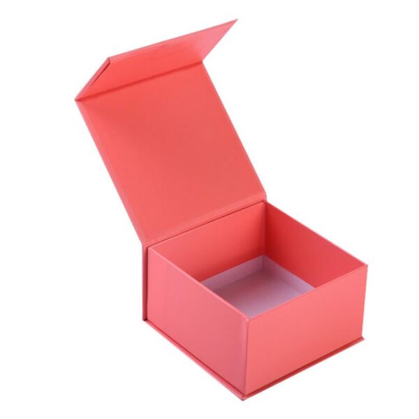 Custom Premium Luxury Pink Cardboard Paper Gift Clothing Wig Hair Extension Magnetic Packaging Box - Image 4