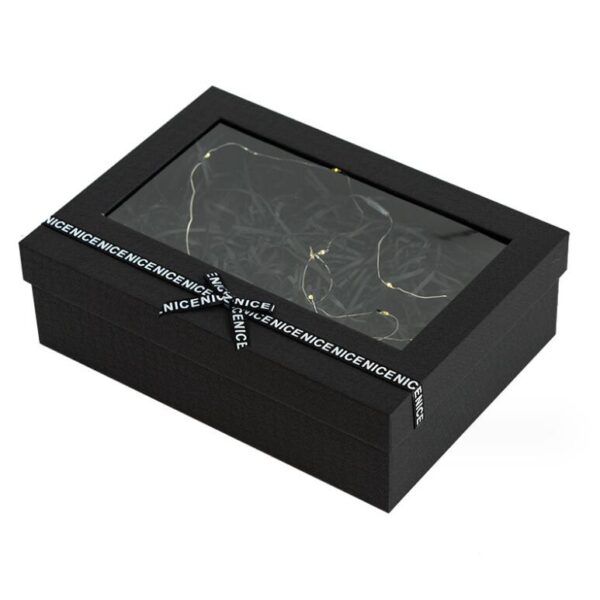 Luxury Custom Paper Cardboard Wedding Gift Package Boxes Paper Box for Macarons With Window - 画像 3
