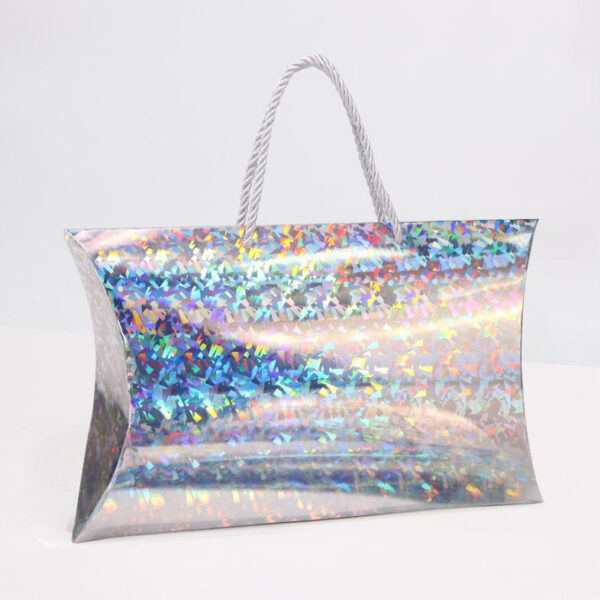 Wholesale Luxury Customize logo Hair Wig Paper Packaging Bags with Handles - Bild 4