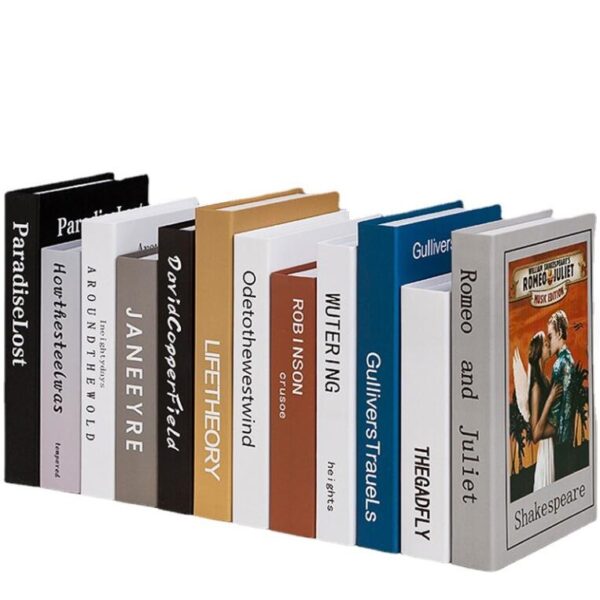 High Quality Custom Modern Luxury Brand Table Home Decor Book Decoration Faux Books Box - Imagem 2