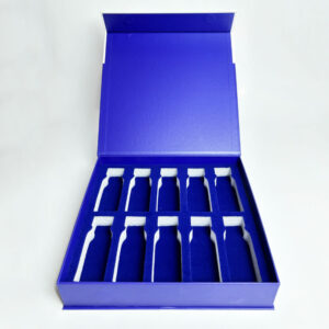 Custom Lid and Tray Cardboard Box Customized Logo Perfume Paper Packaging Box With Insert