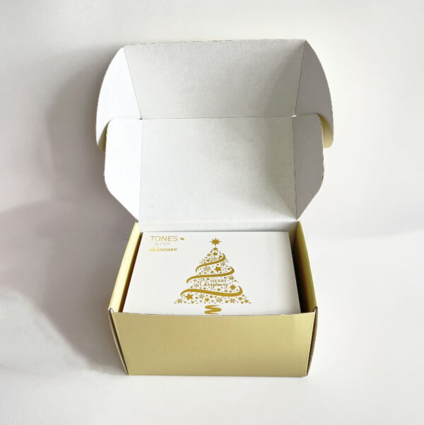 Custom Corrugated Cardboard Paper Packaging Tear Strip Printed Self Sealing Mailer Shipping Gift Box With Logo - 画像 3